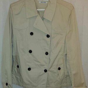 Tommy Hilfiger womens cotton jacket sz xl light tan